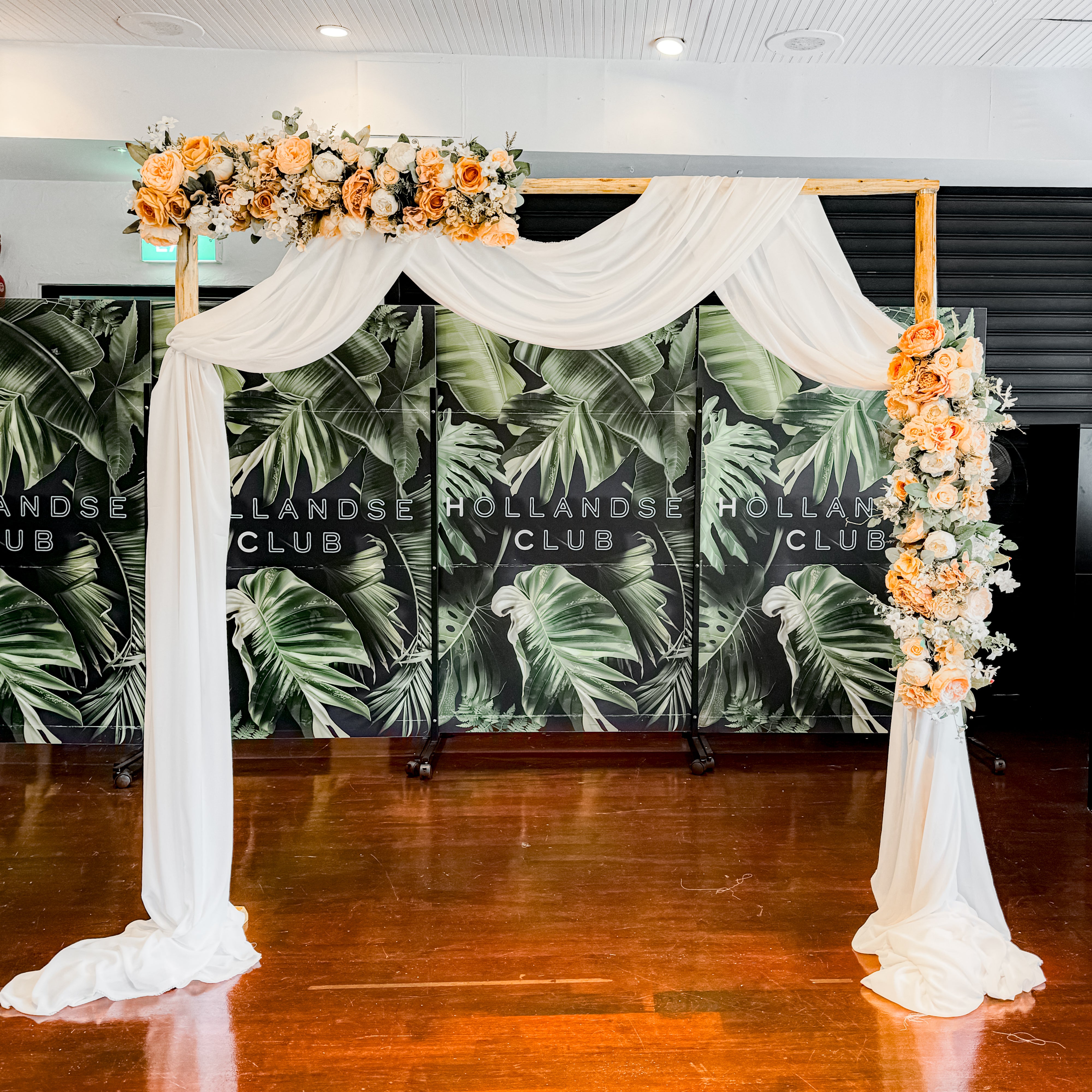 Wooden Floral Arch