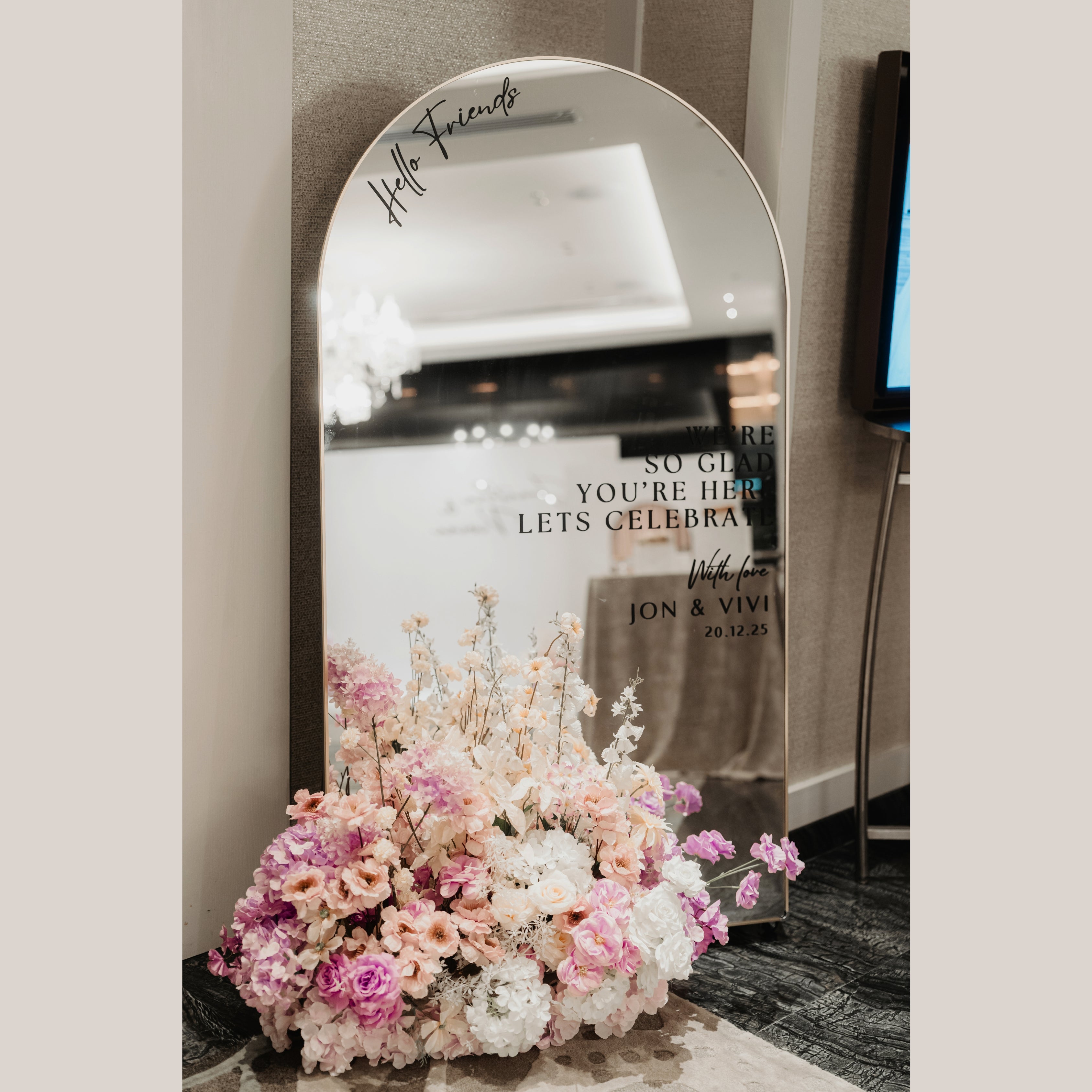 Lumière Mirror Signage