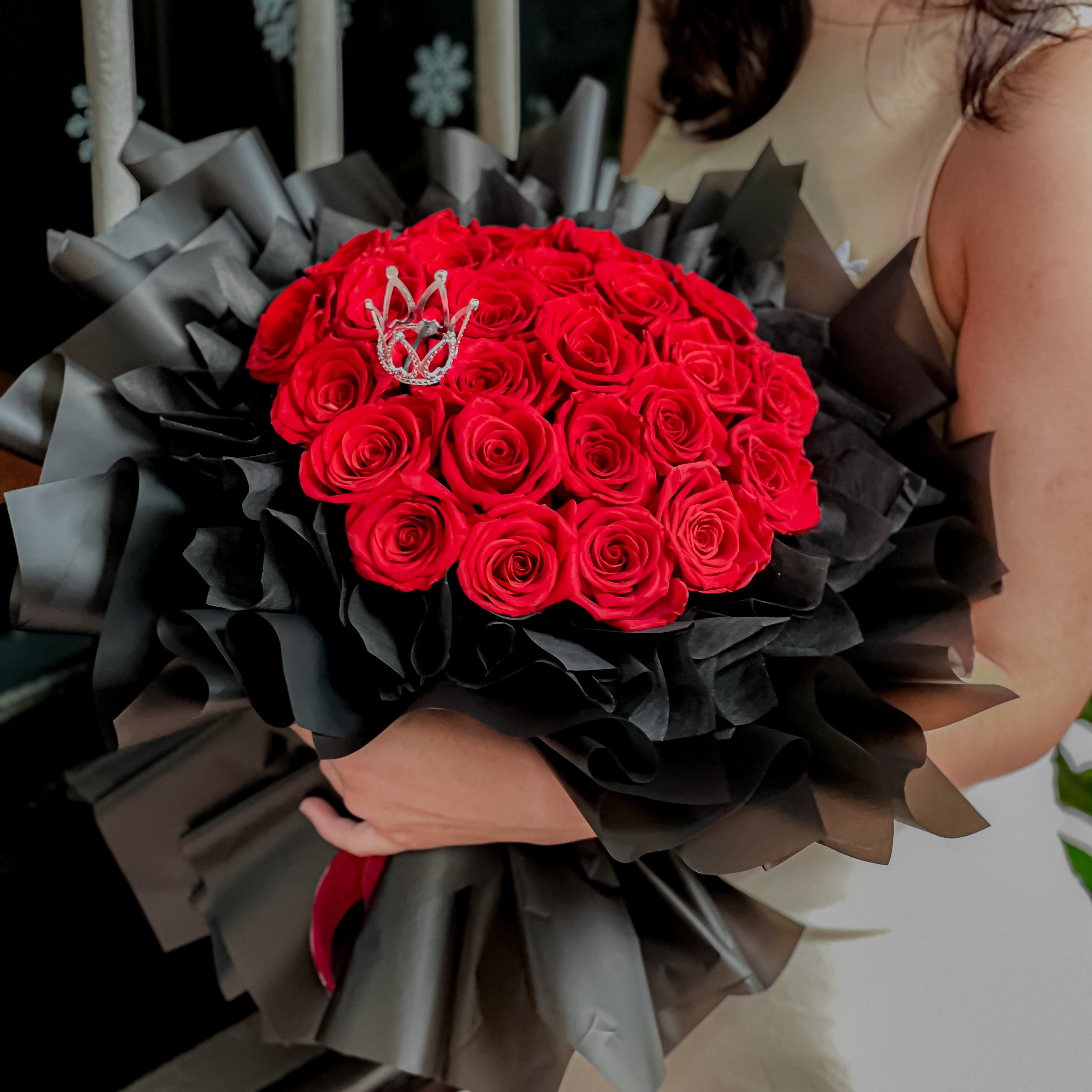 [Preserved Flower Bouquet] Timeless Romance - 20 Roses