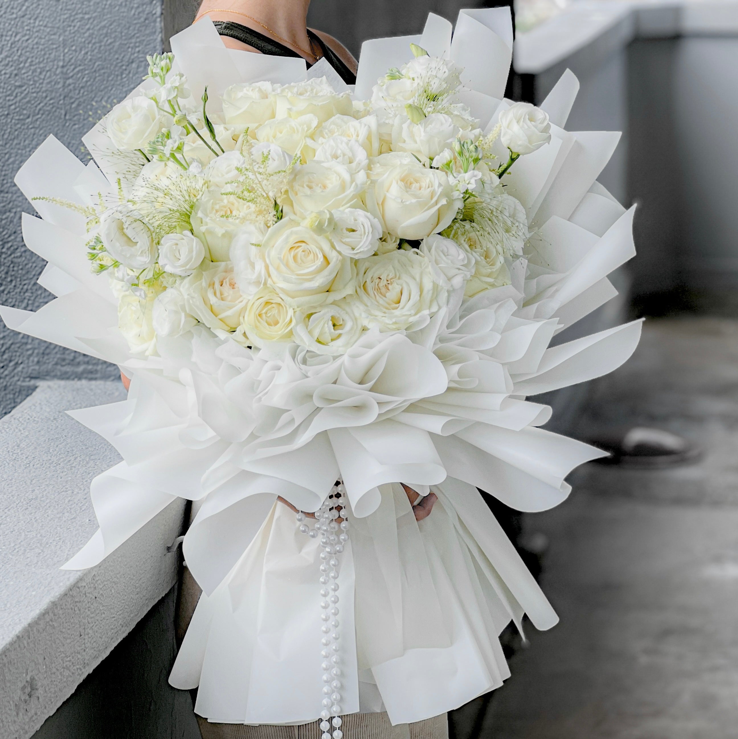 [Fresh Flower Bouquet] White Garden Bliss
