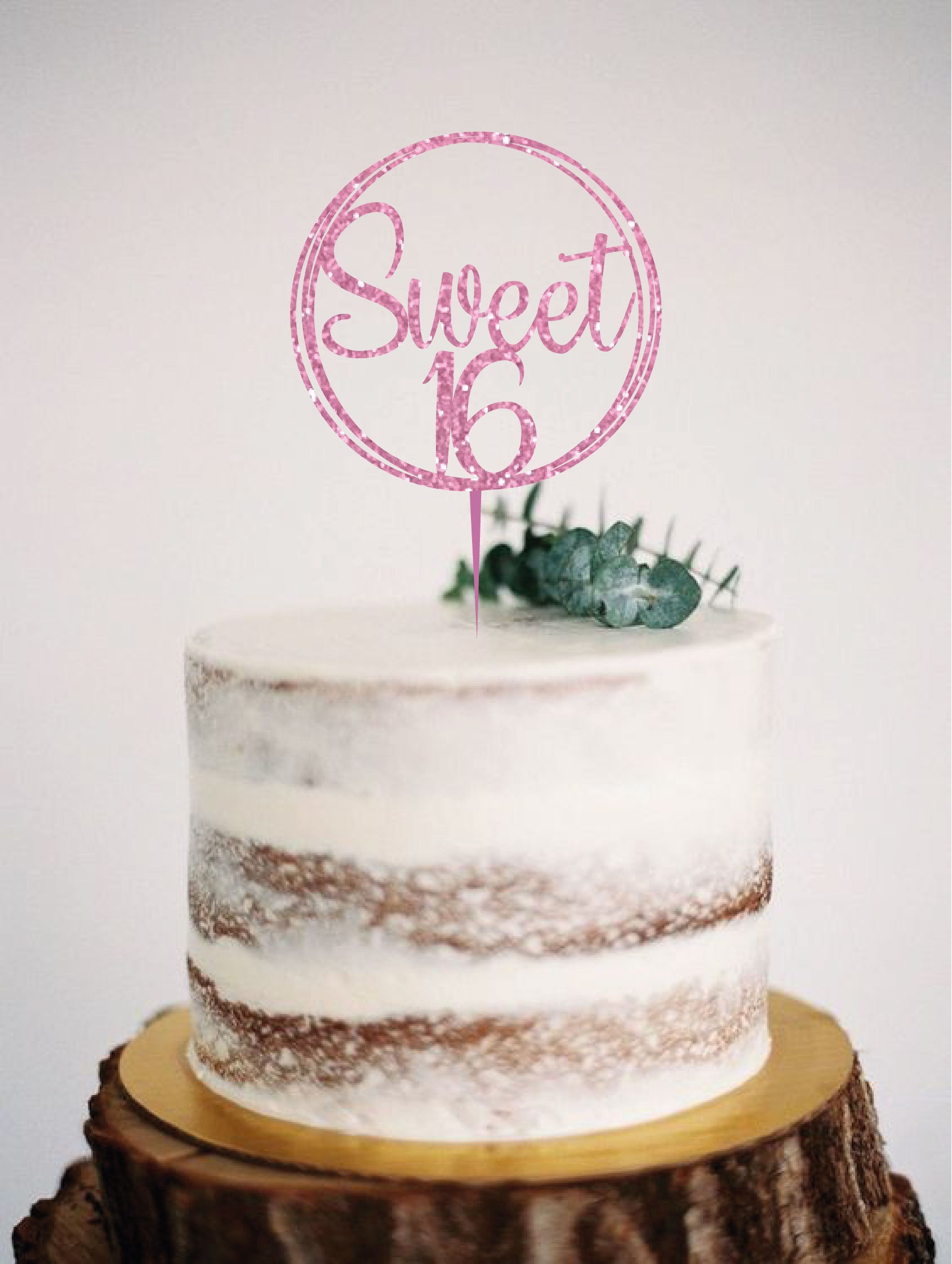 Style It Simply 'Sweet 16' Birthday Cake Topper