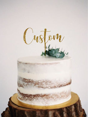 Style It Simply Custom Cake Topper