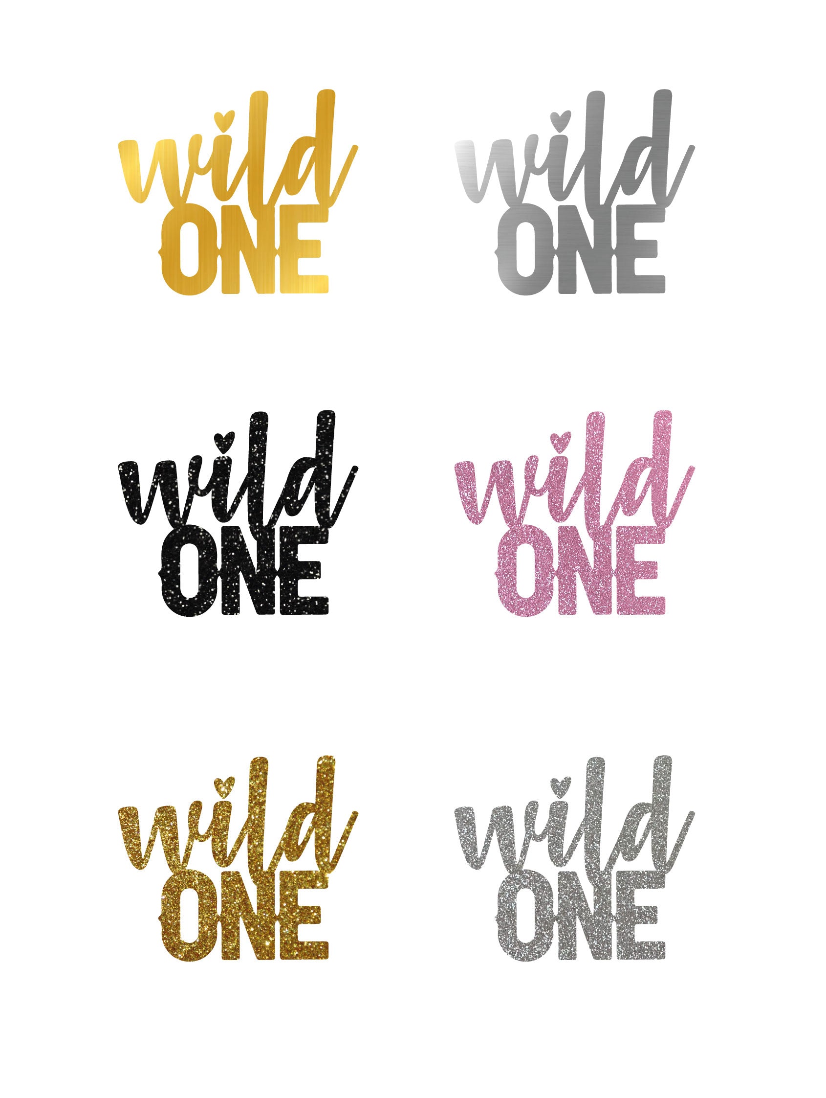 Style It Simply 'Wild ONE' 1st Birthday Cake Topper - Color Selection