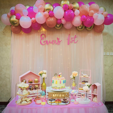 Pinkie Pie Dessert Table (All Pink) for Birthday Party by Style It Simply