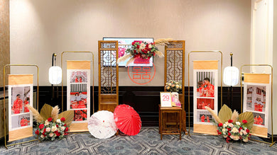 Wedding Reception Decor in Singapore - Modern Oriental Theme Photo Gallery 