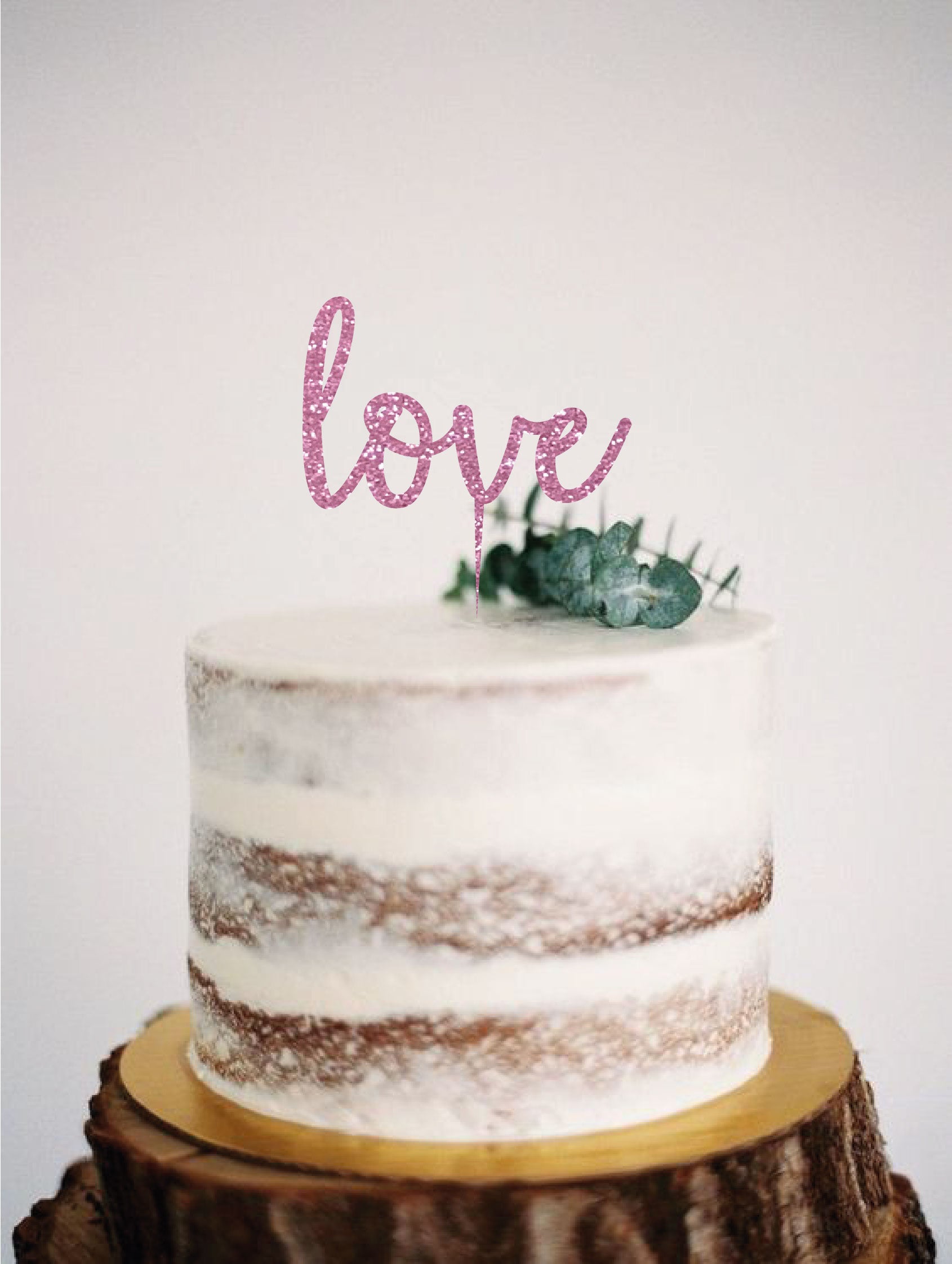 'Love' Cake Topper