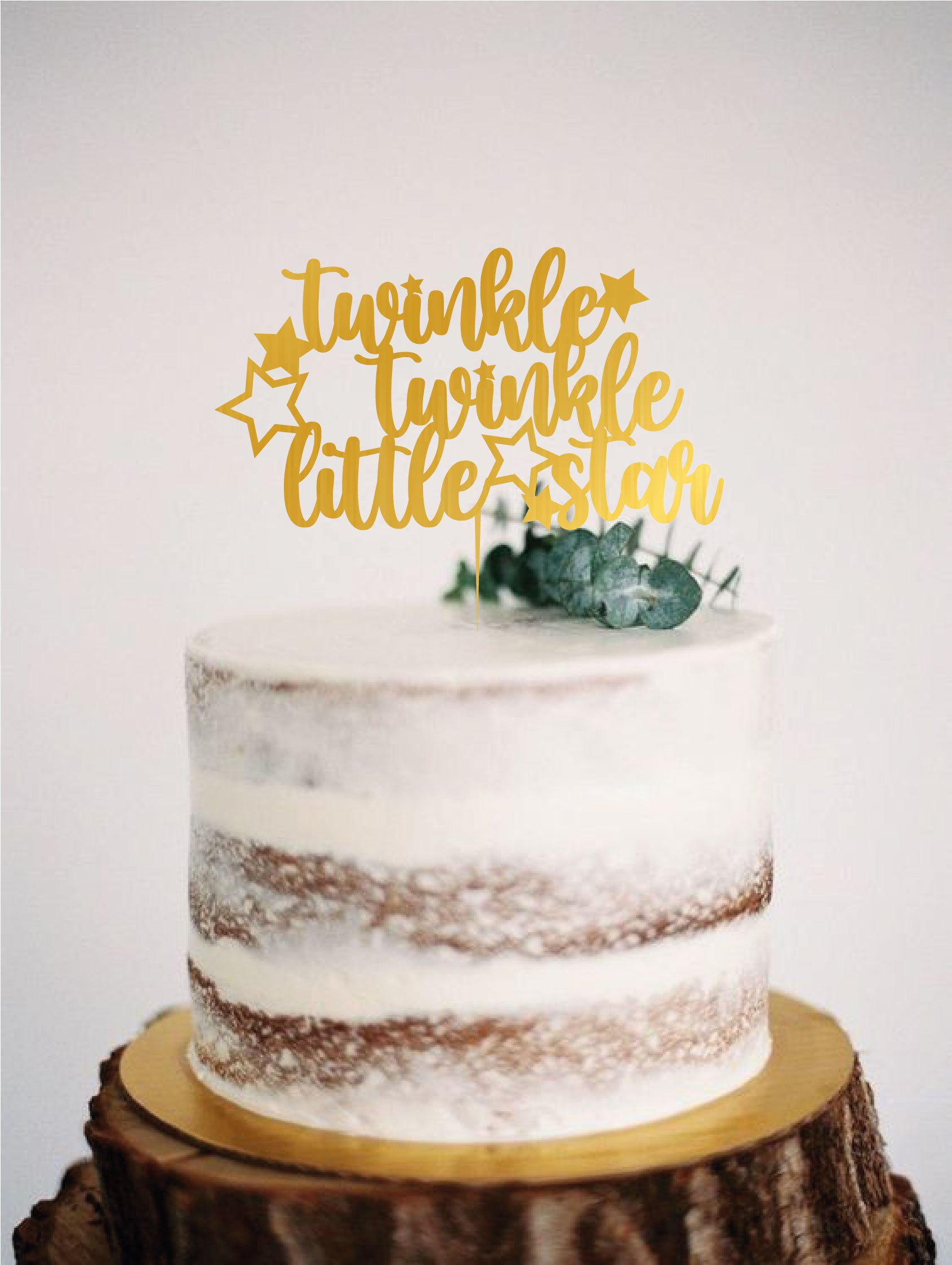 Style It Simply Twinkle Twinkle Little Star' Birthday Cake Topper