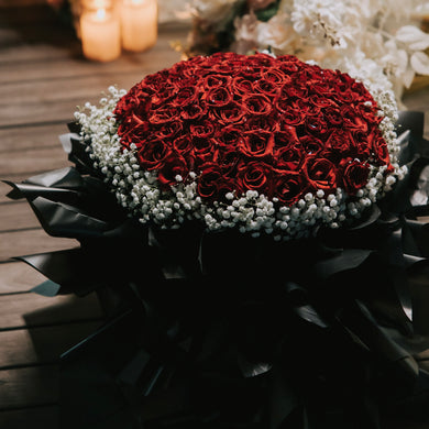 99 Fresh Roses Bouquet for Proposal in Singapore