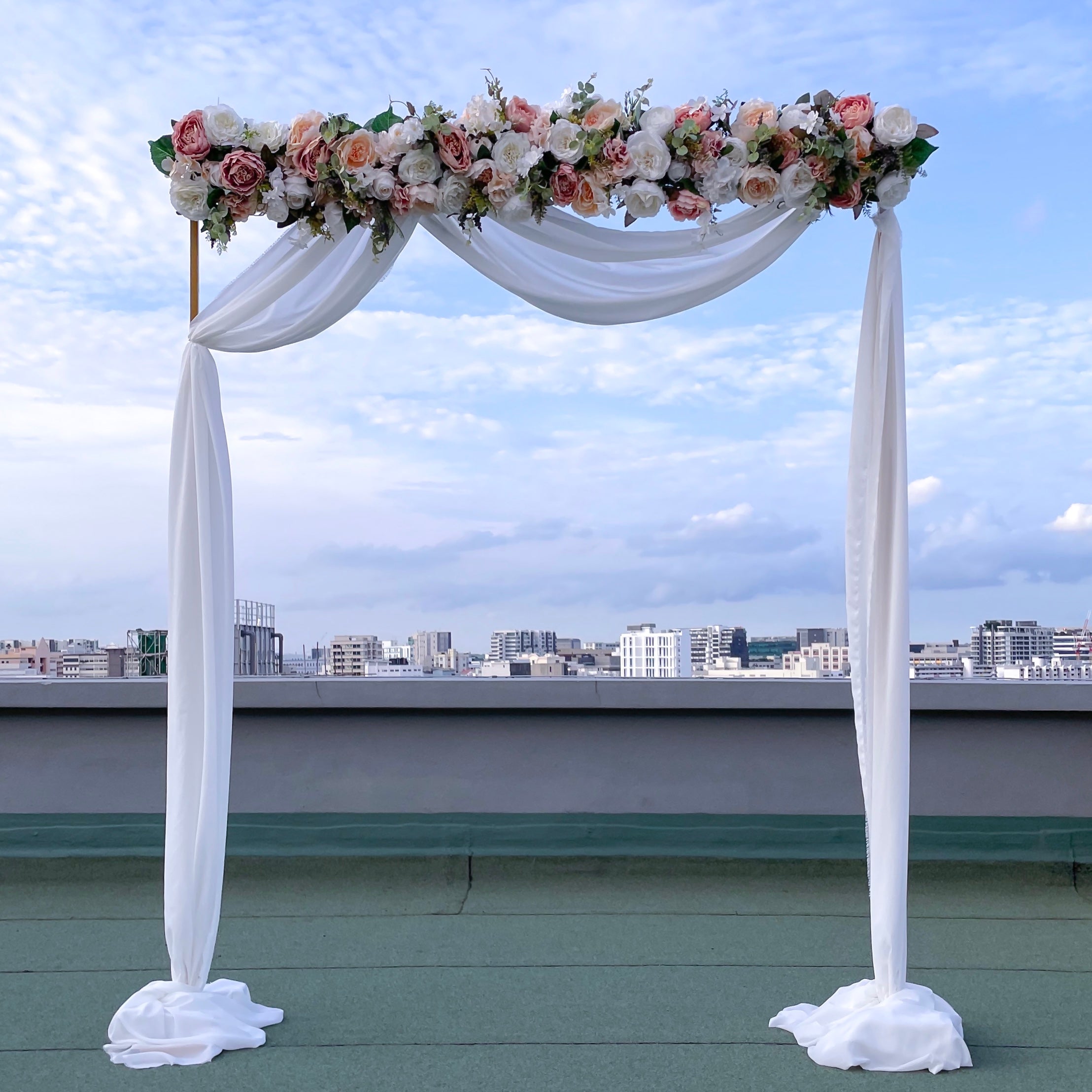 Floral Arch for Outdoor Wedding, Solemnisation, ROM, Proposal