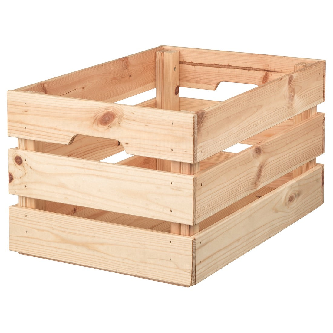 Pine Wood Crate (L)